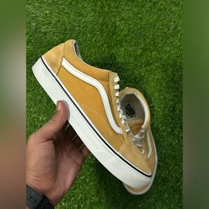 Vans Mustard Yellow Low-Top Sneakers